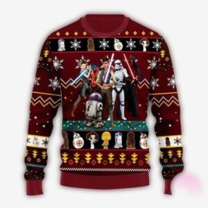 dark r2 d2 stormtrooper darth vader star wars ugly christmas sweater yb8o2.jpg