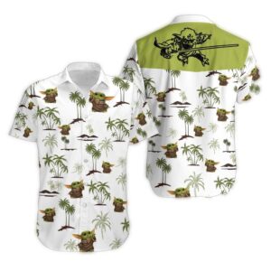 disney star wars hawaiian shirt summer beach starwars baby yoda palm trees green white aloha button up shirt 90scloth kO 1686904762 1.jpg