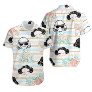disney star wars hawaiian shirt summer beach starwars cute floral aloha button up shirt 90scloth zG 1686904766.jpg