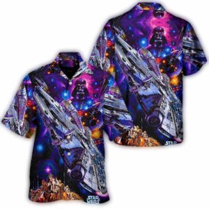 disney star wars hawaiian shirt summer beach starwars darth vader millennium falcon aloha button up shirt 90scloth xE 1686904632.jpg