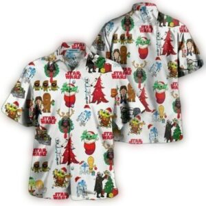 disney star wars hawaiian shirt summer beach starwars merry christmas aloha button up shirt 90scloth gH 1686904770.jpg