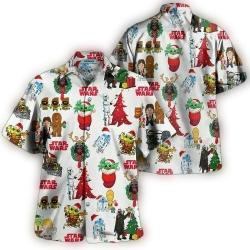 disney star wars hawaiian shirt summer beach starwars merry christmas aloha button up shirt 90scloth gH 1686904770.jpg