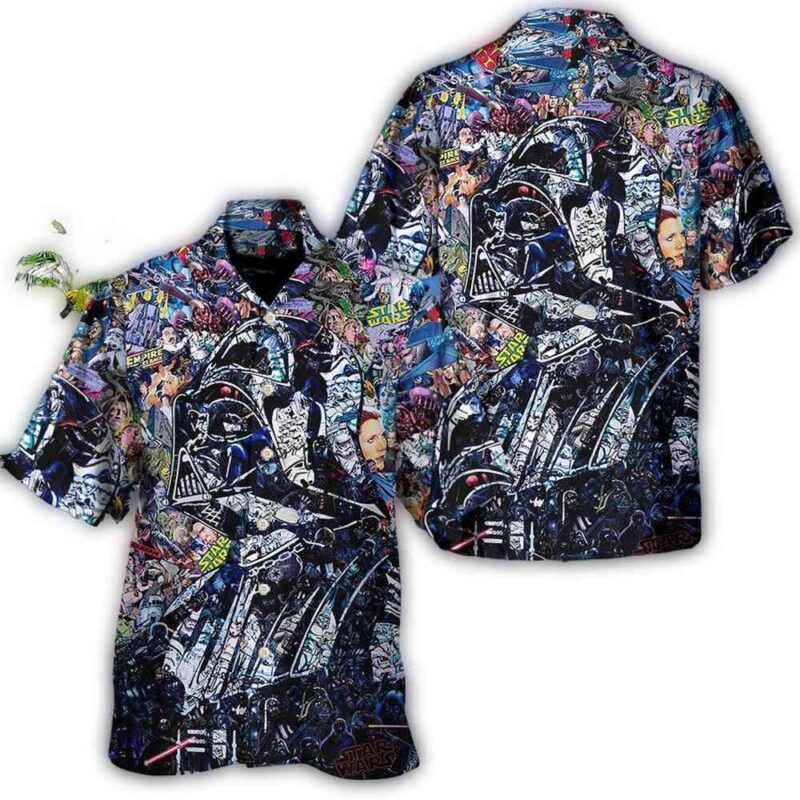 disney star wars hawaiian shirt summer beach starwars now i am the master aloha button up shirt 90scloth Oy 1686904757.jpg