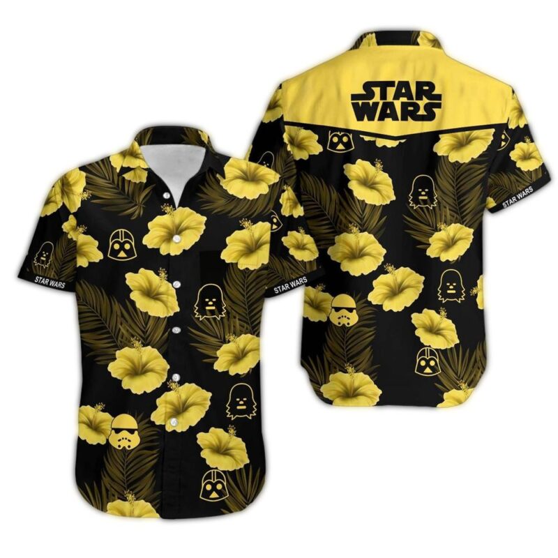 disney star wars hawaiian shirt summer beach starwars stormtrooper darth vader hibiscus aloha button up shirt 90scloth Ww 1686904766.jpg