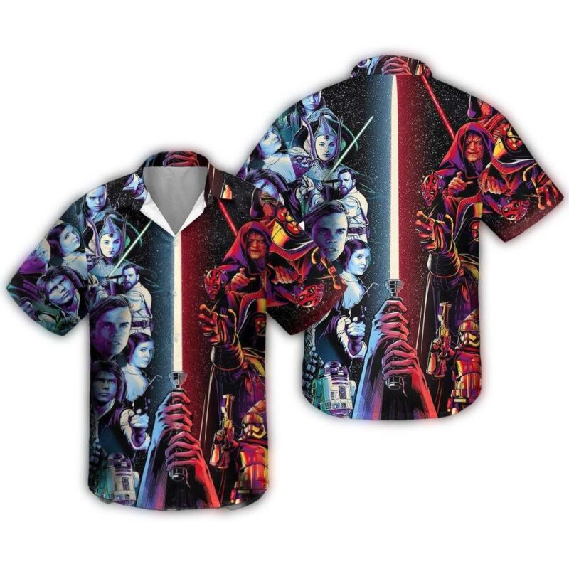 disney star wars hawaiian shirt summer beach starwars two side light saber aloha button up shirt 90scloth hk 1686904766.jpg
