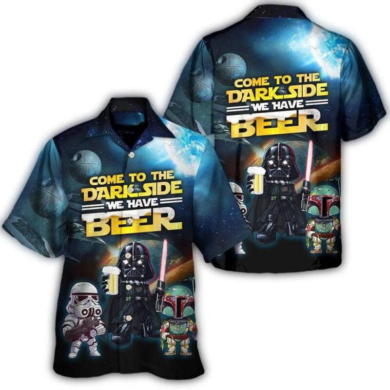 disney star wars hawaiian shirt summer beach stormtrooper darth vader boba fett aloha button up shirt 90scloth Ri 1686904626.jpg