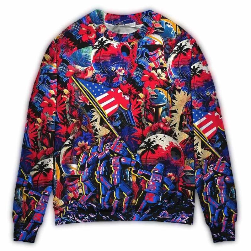 independence day special star wars synthwave tropical style ugly christmas sweater odmzb.jpg