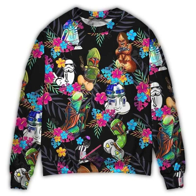 star wars funny tropical neon colorful style ugly christmas sweater qxn6c.jpg
