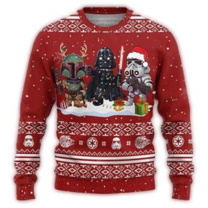 star wars storm trooper darth vader mandalorian ugly christmas sweater ii1hp.jpg