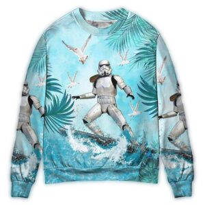 star wars stormtrooper surfing ugly christmas sweater snziv.jpg